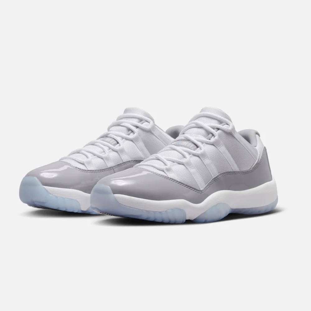 NEW AUTHENTIC AIR JORDAN 11 RETRO LOW CEMENT GREY US 12